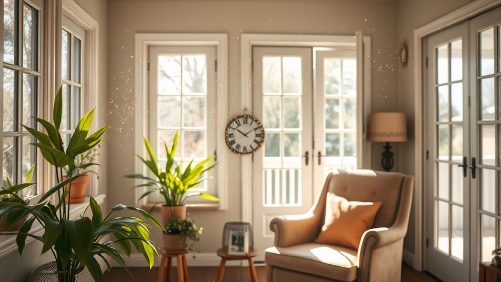 open windows increase pollen intake