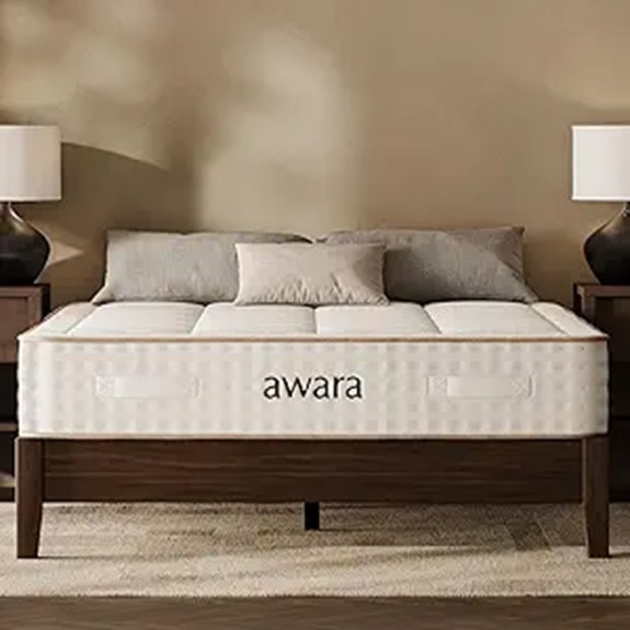 Awara Organic Hybrid King Mattress with Natural Latex