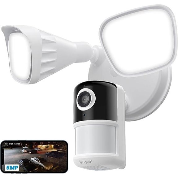 ieGeek 5MP Outdoor Floodlight Camera with Night Vision
