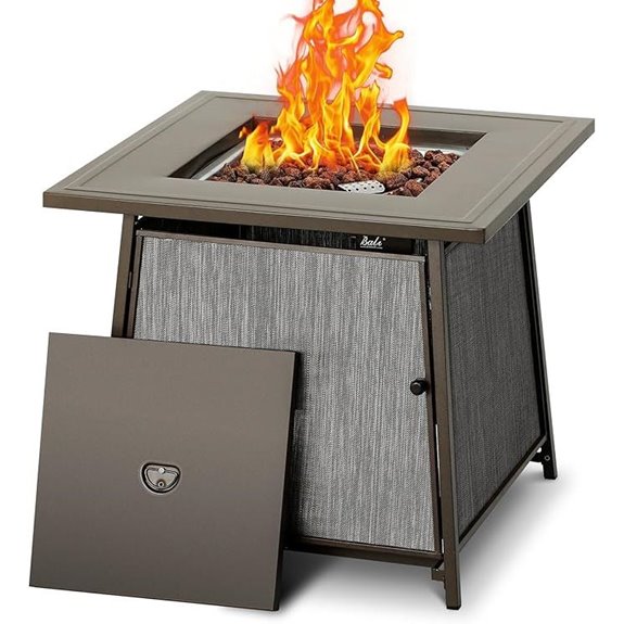 BALI OUTDOORS 28-inch Propane Fire Pit Table