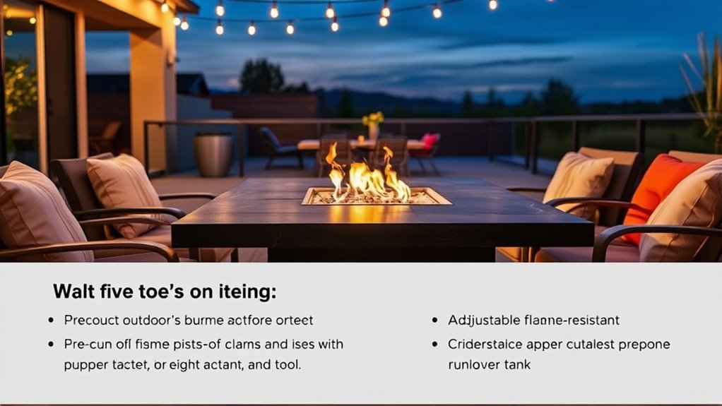 outdoor fire pit selection considerations