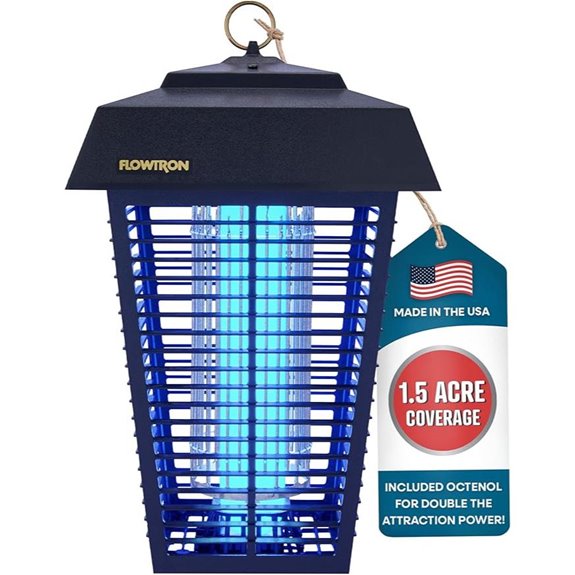 Flowtron Bug Zapper 1-1/2 Acre Coverage 80W