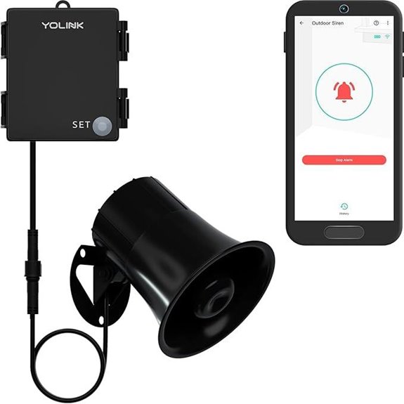 YoLink Outdoor Security Siren & Alarm Kit