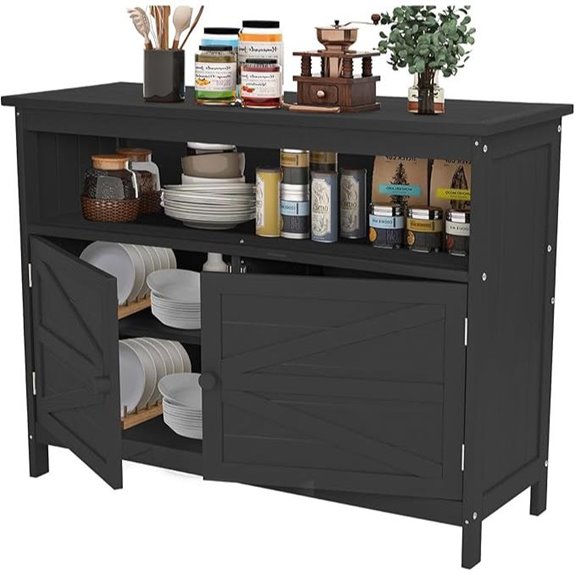 HIPS Outdoor Storage Cabinet with Magnetic Doors