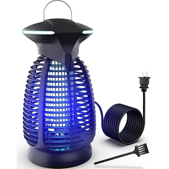 Outdoor Waterproof Mosquito Bug Zapper with LED Light