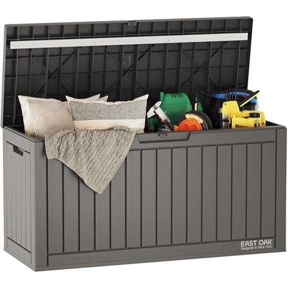 East Oak 60-Gallon Waterproof Outdoor Storage Box