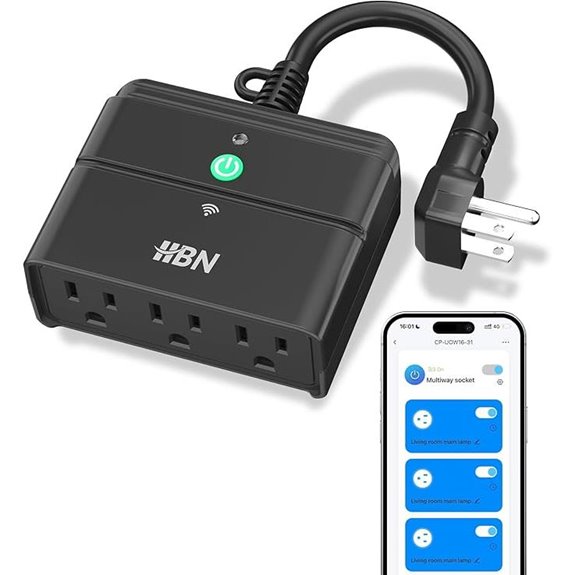 HBN Outdoor Smart Plug Wi-Fi & Bluetooth IP44