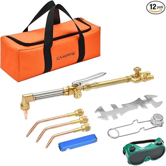 CAMPFIRE Oxygen Acetylene Torch Kit (12 pcs)