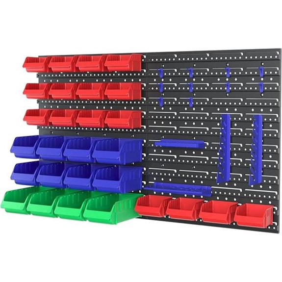 WORKPRO Pegboard Wall Organizer with Bins & Hooks
