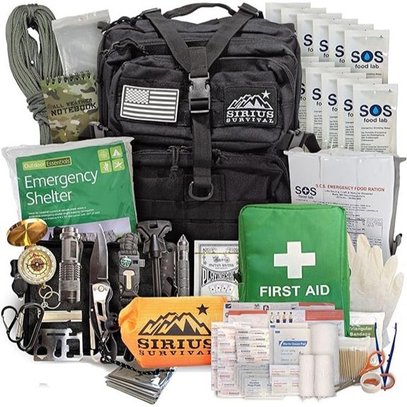 Sirius Bug Out Bag Starter Kit (72H 1 Person)