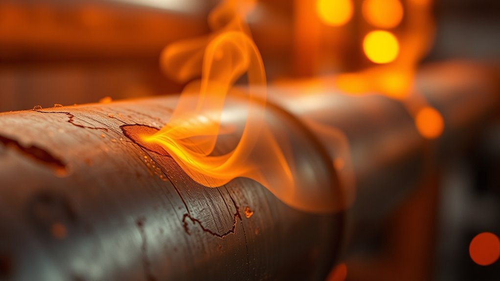 pipe heat loss areas