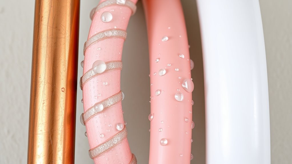 pipe materials react variably