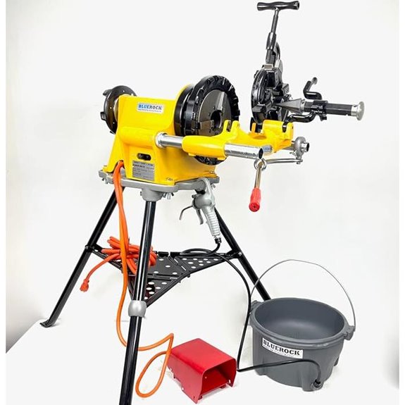 BLUEROCK Pipe Threading Kit with Power Drive