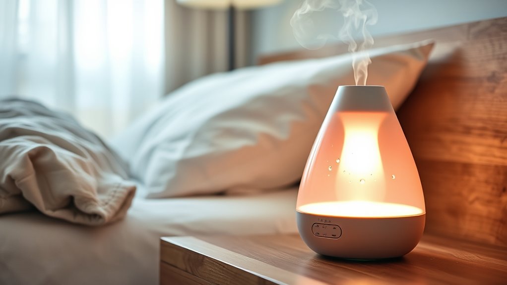 place humidifier away from walls