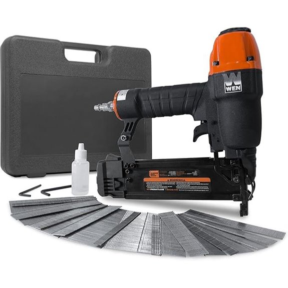 WEN Pneumatic Brad Nailer Kit with Case
