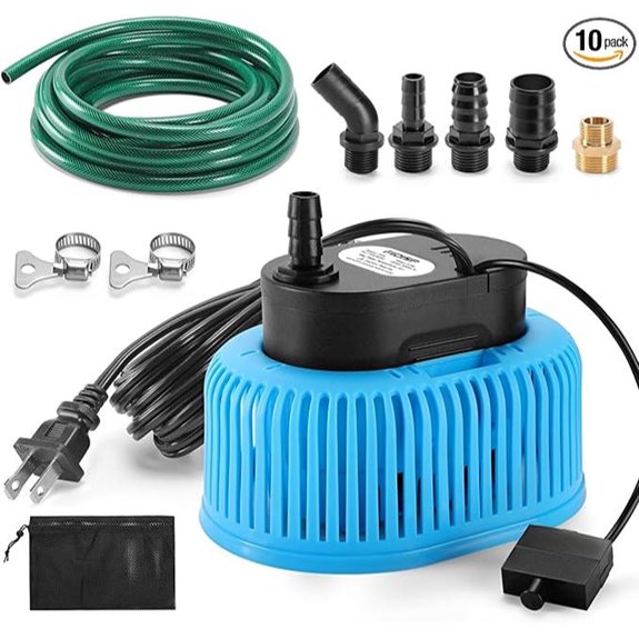Automatic Pool Cover Pump with Hose & Power Cord