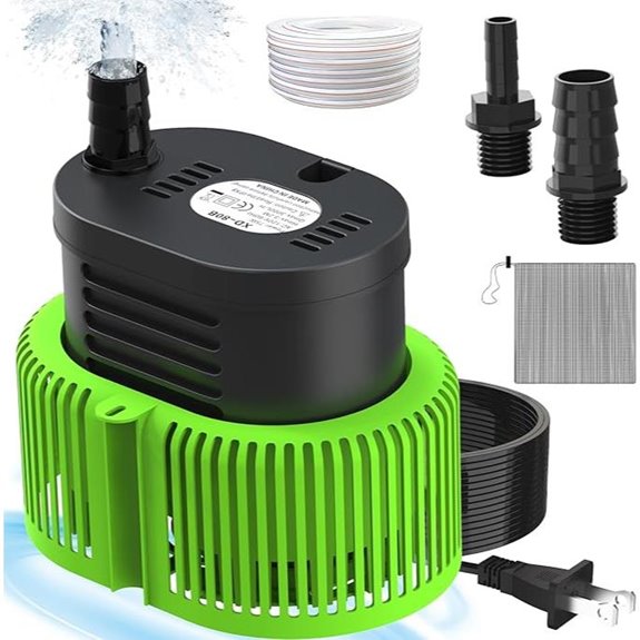 Pool Cover Pump with Drain Hose and Long Power Cord