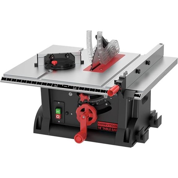 Portable 10-Inch Table Saw with 15A Motor