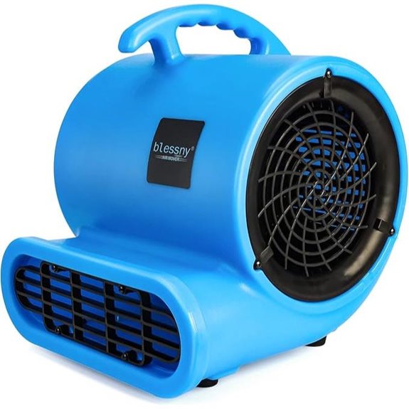 1/2 HP Portable Carpet Dryer Fan with 3 Speeds