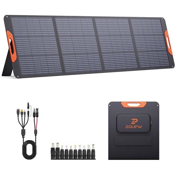 200W Foldable Solar Panel for Power Stations