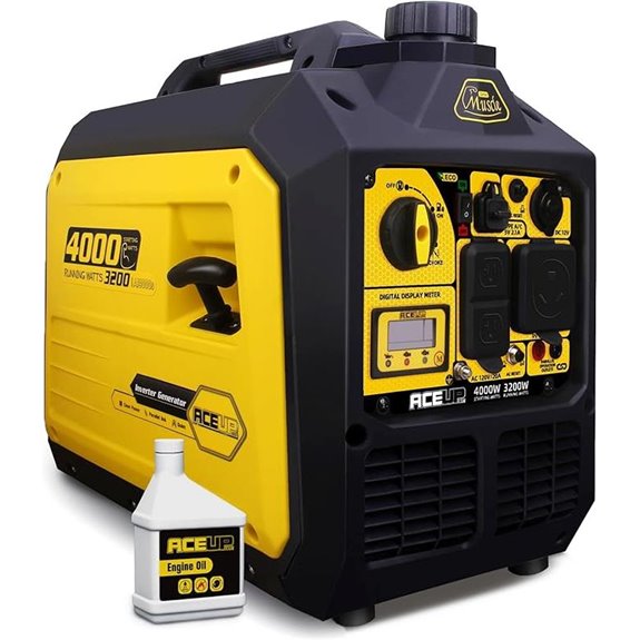 Aceup Energy 4000W Portable Gas Generator