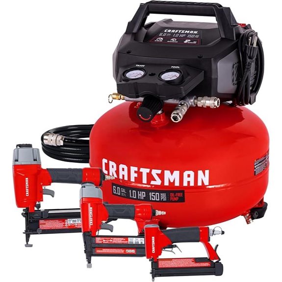 Craftsman 6-Gallon Air Compressor & Nailer Kit