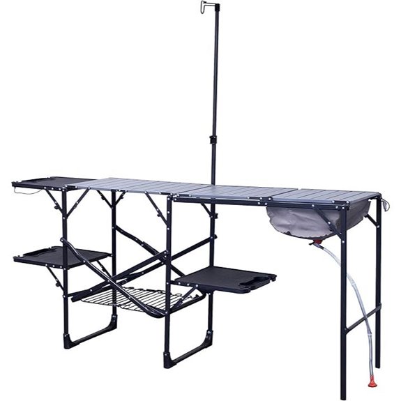 portable camping kitchen station