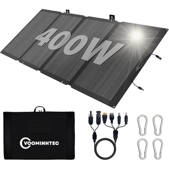400W Foldable Solar Panel for Camping and RV