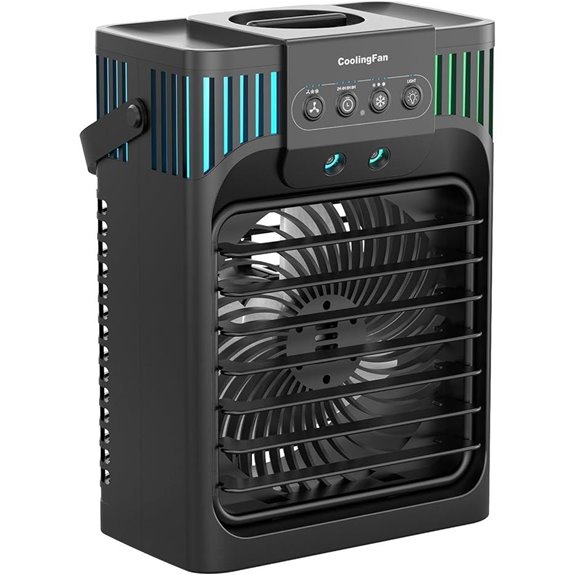 Portable 4-in-1 Evaporative Air Cooler with Remote