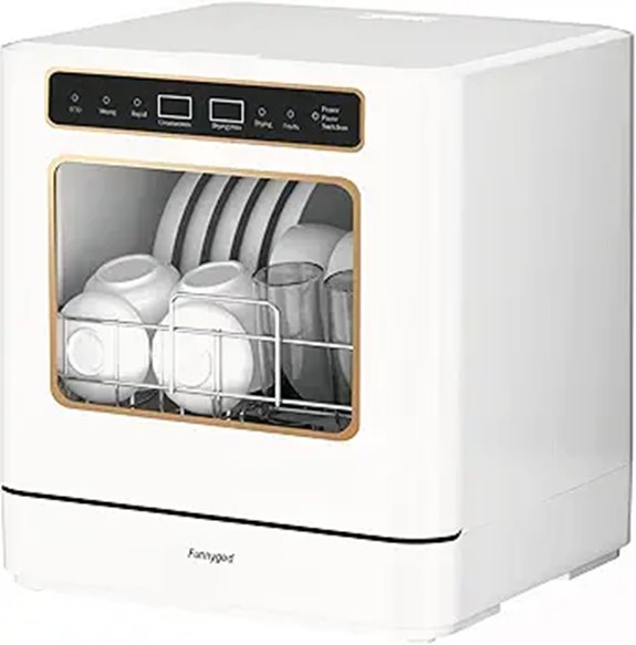 Countertop Portable Dishwasher with Multiple Cleaning Modes