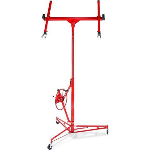 Drywall Lift Jack with Wheels 150lb Capacity