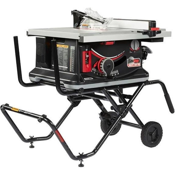 Jobsite Saw PRO with Mobile Cart Assembly - 15A 120V 60Hz