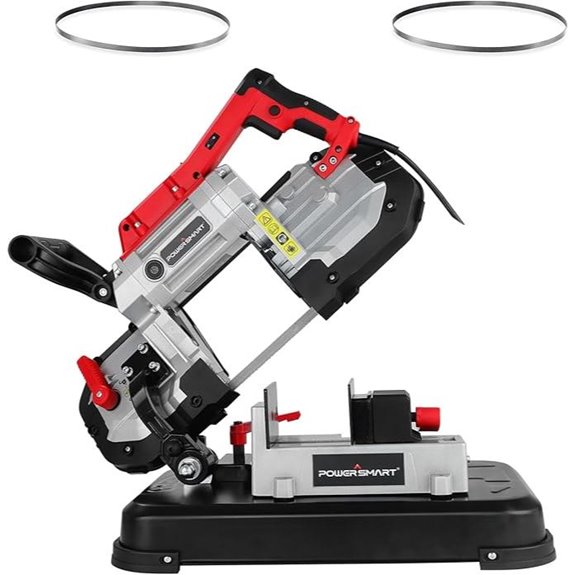 PowerSmart 10Amp Portable Metal Band Saw with Base