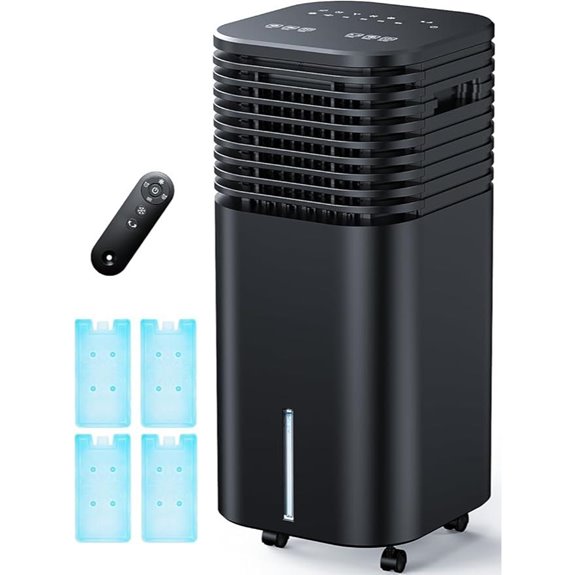 4-in-1 Portable Evaporative Air Cooler with Remote