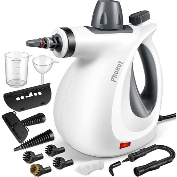 Pressurized Handheld Multi-Surface Steam Cleaner with Accessories