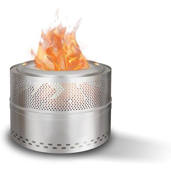Portable Stainless Steel Fire Pit with Carry Bag