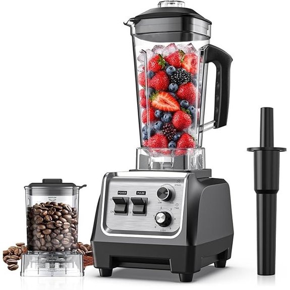 1800W High-Speed Blender with 70oz Pitcher and Grinder