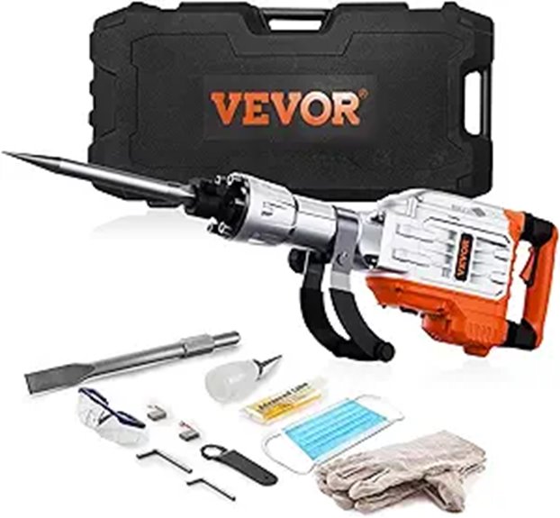 VEVOR 3500W Electric Jack Hammer with Chisels