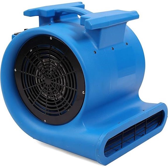 MOUNTO 3-Speed 1HP Floor Blower & Carpet Dryer