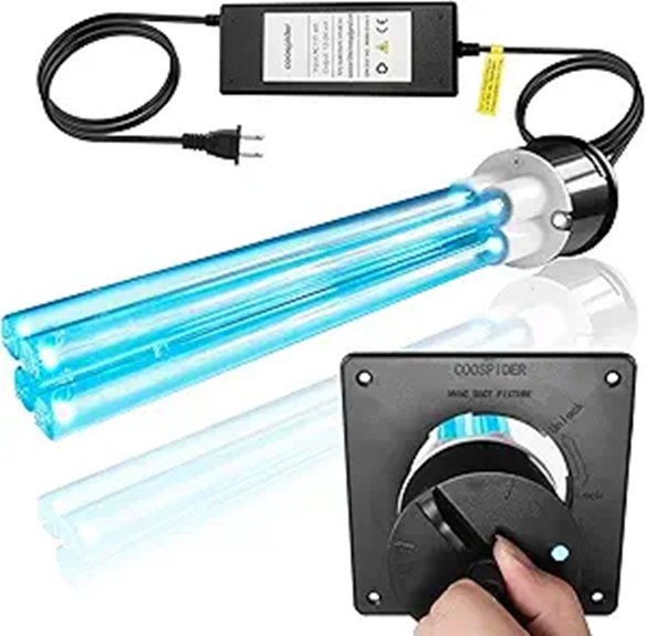 High-Power 80W HVAC UVC Duct Sanitizer Light