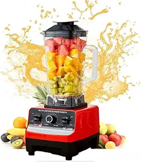 Heavy-Duty Commercial Blender with Copper Motor