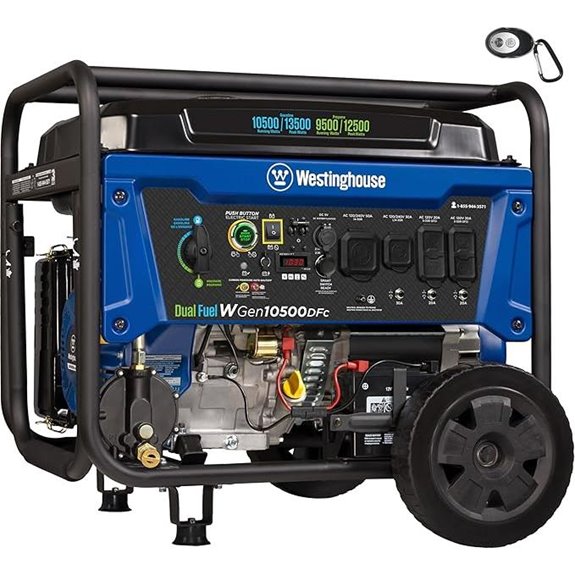 Westinghouse 13500 Peak Watt Dual Fuel Portable Generator