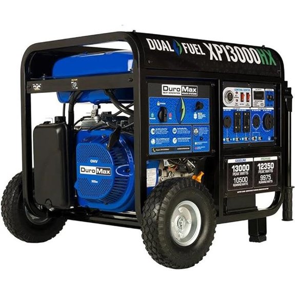 DuroMax 13,000-Watt Dual Fuel Portable Generator