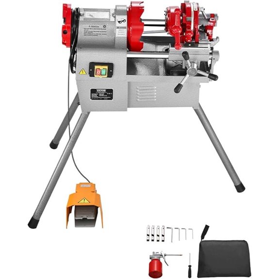 VEVOR Electric Pipe Threader Machine (750W 1/2-2 inch)