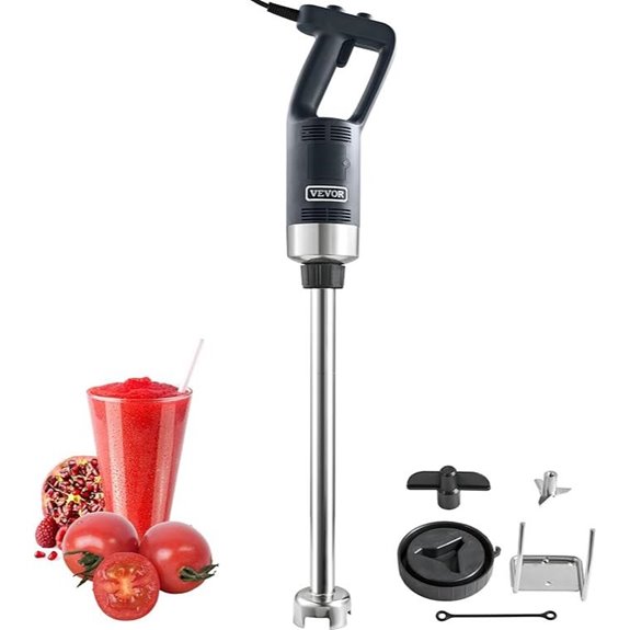 VEVOR 750W Commercial Immersion Blender with Stainless Steel Blade