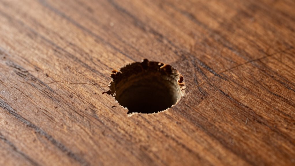 pre drilled holes prevent cracking