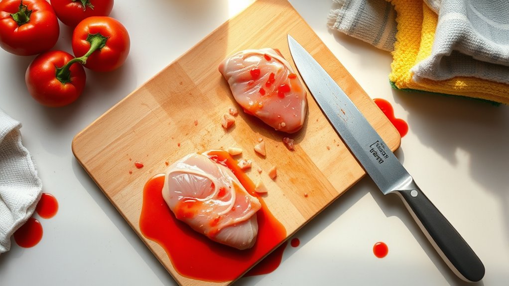 prevent cross contamination through proper hygiene