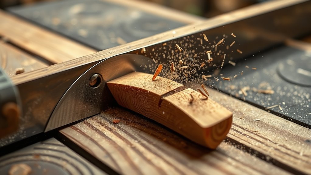 preventing table saw kickback