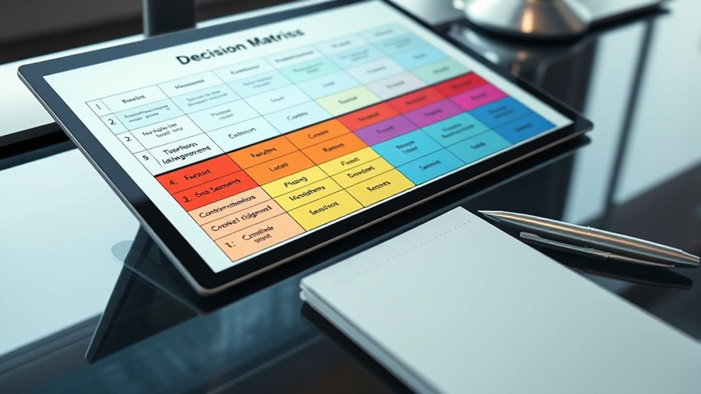 prioritize and quantify factors