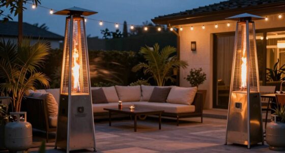 propane heaters wind placement fuel